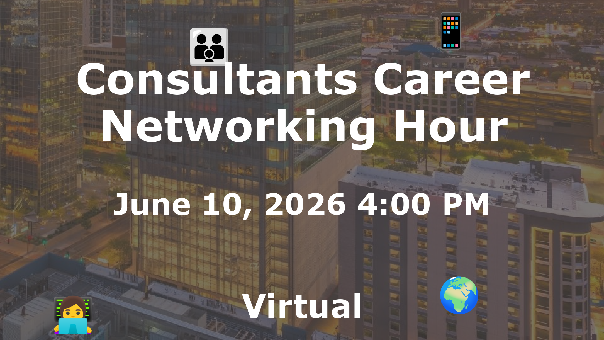 Consultants Career Networking Hour event image